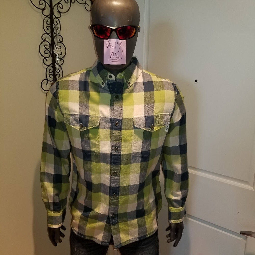 Woolrich men's flannel long sleeve shirt
